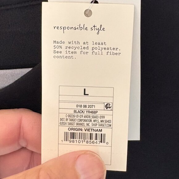 A New Day Women’s Black Crewneck Sweatshirt – Size Large – NWT - Picture 2 of 5